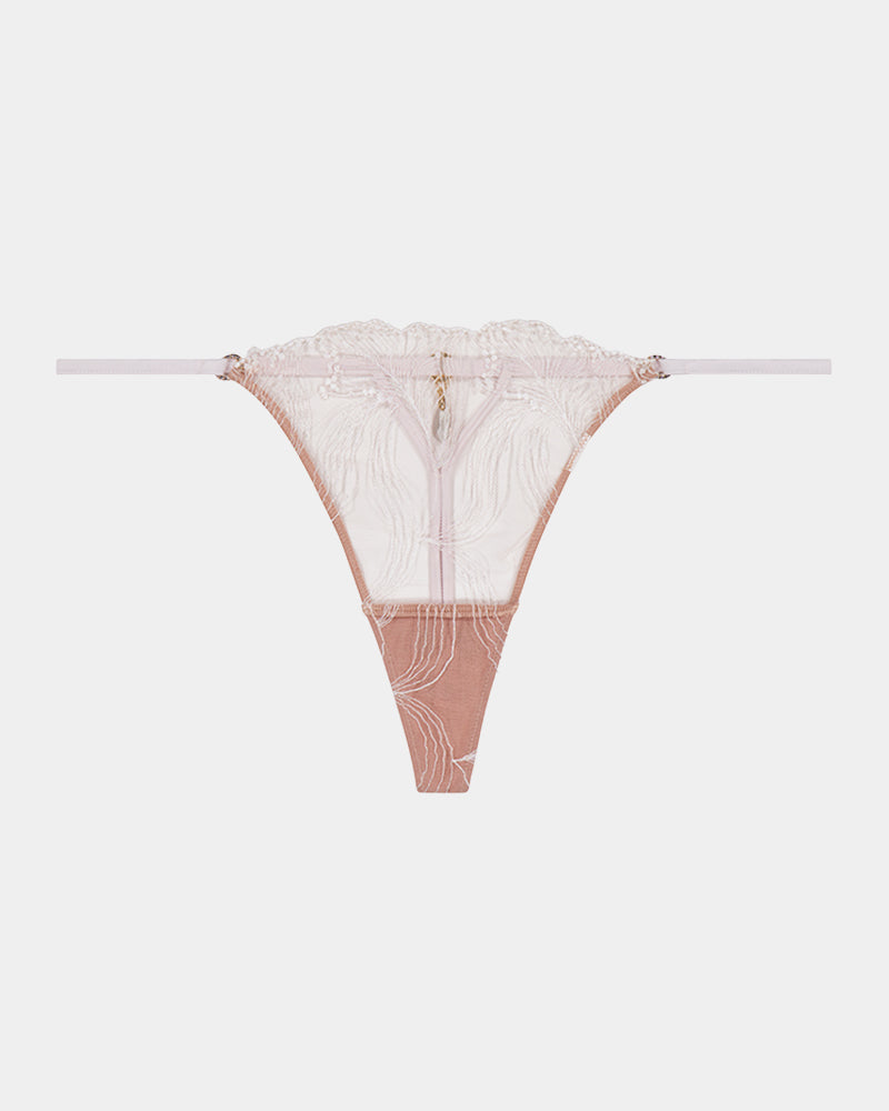 Eros Thong in SUGAR. Flat lay front view