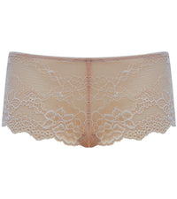 My Fit Lace Brazilian in FRAPPE. Flat lay front view
