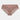 Lace Trim Brazilian in MOCHA. Flat lay front view