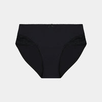 Felicia Midi in BLACK. Flat lay front view
