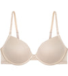 Body Basics Contour Bra in AMERICAN NUDE. Flat lay front view