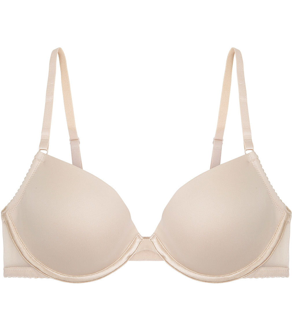 Body Basics Contour Bra in AMERICAN NUDE. Flat lay front view