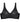Classic Underwire Underwire Bra in BLACK. Flat lay front view