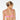 Model wears Simply Seamless Contour Bra in SHOCKING PINK MARLE. On body back view