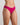 Model wears Extra-Ordinary Bikini in FANTASY FUCHSIA. On body side view