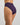 Body Cotton High Cut Brief in PURPLE VELVET. Flat lay back view