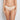 Model wears Seamless Bikini in LATTE. On body front view