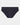 Seamless Soft Bikini in BLACK. Flat lay front view