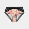 Yasmin Midi in BAKED APPLE PRINT. Flat lay front view