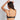 Model wears Hold Me Contour Bra in BLACK/NEON. On body back view
