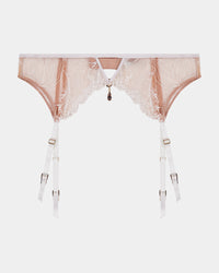 Eros Suspender in SUGAR. Flat lay front view