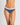 Model wears Everyday Cotton Bikini Bikini Twin Pack in DARK DENIM/FADED DENIM. On body front view
