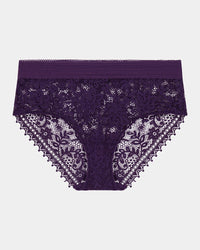 Jessie Midi in PURPLE VELVET. Flat lay front view
