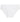 Body Cotton Bikini in WHITE. Flat lay front view