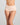 Model wears Body Cotton Full Brief Twin Pack in OXBLOOD RED/PEARL BLUSH. On body front view