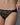 Model wears Naturally Me Bikini in BLACK. On body front view