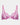 Sweetheart Underwire Bra in FUCHSIA PINK. Flat lay front view