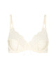 Iveta Underwire Bra in ANTIQUE WHITE. Flat lay front view
