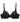Yvette Lace Underwire Bra in BLACK. Flat lay front view