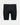 Sports Man Mens Trunk in BLACK. Flat lay front view