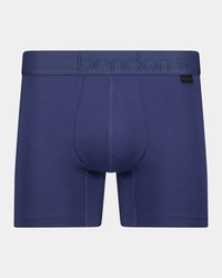 Bamboo Mens Trunk in VINTAGE INDIGO. Flat lay front view