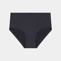 Flo Heavy Midi in BLACK. Flat lay front view