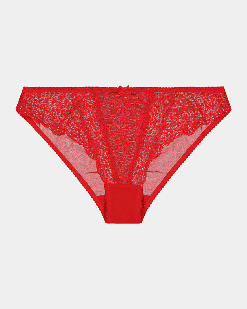 Sofia Bikini in SALSA. Flat lay front view