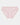 Stretch Cotton Bikini in ICY PINK. Flat lay front view