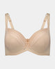 Faithful Underwire Bra in LATTE. Flat lay front view