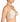 Model wears Rigid Soft Cup Wire Free Bra in HONEY BEIGE. On body side view