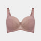 Fabia Underwire Bra in WOODROSE. Flat lay front view