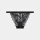 Fleur Midi in BLACK. Flat lay front view