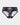 Wild Violet Full Brief in DARK FOLKLORE PRINT. Flat lay front view