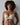 Model wears Geometric Lace Contour Bra in TOASTED ALMOND/PRISTINE. On body front view