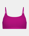 Extra-Ordinary Crop Top in FANTASY FUCHSIA. Flat lay front view