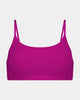 Extra-Ordinary Crop Top in FANTASY FUCHSIA. Flat lay front view