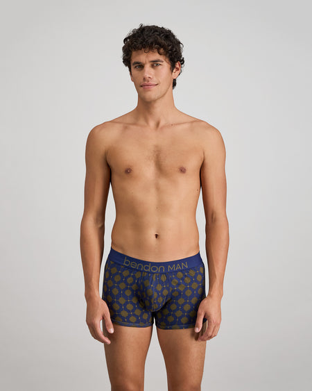 Retros Print Mens Trunk in IRONCREST PRINT. Feature shot