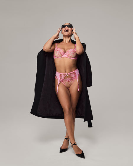 Josephine Thong in SACHET PINK. Feature shot