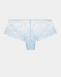 My Fit Lace Brazilian in OMPHALODES. Flat lay front view