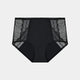 Gemma Full Brief in BLACK. Flat lay front view