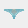 Giselle Thong in PORCELAIN/TUSCANY. Flat lay front view