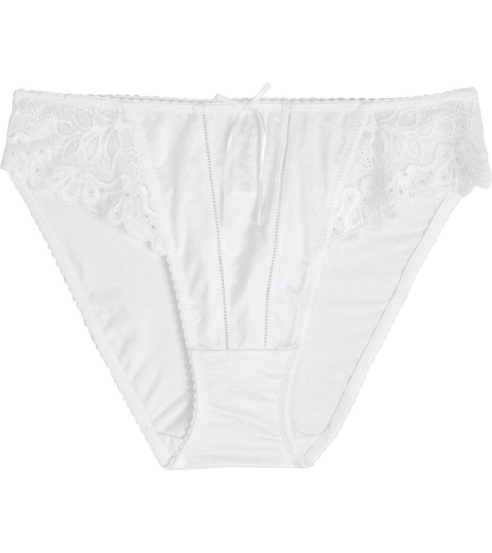 Yvette Bikini in WHITE. Flat lay front view