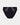 Magnetism High Cut Brief in BLACK/LATTE. Flat lay front view