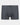 Cotton Stretch Mens Trunk in CHAR BLACK. Flat lay front view