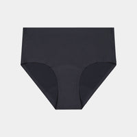 Flo Light Midi in BLACK. Flat lay front view