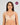 Model wears Laurel Underwire Bra in LATTE. On body front view