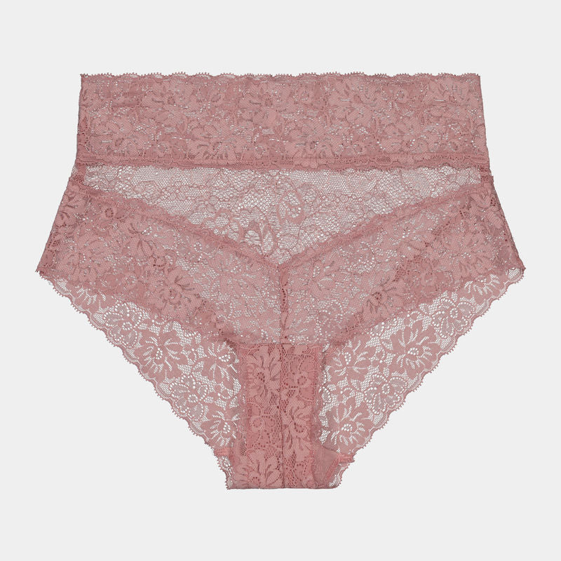 Lace Full Brief in ZEPHYR. Flat lay front view