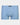 Cotton Stretch Mens Trunk in COPEN BLUE/GREY. Flat lay front view