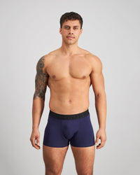 Everyday Essential Mens Trunk in PEACOAT. Feature shot