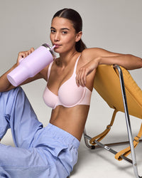 Flawless Form Contour Bra in ICY PINK. Feature shot